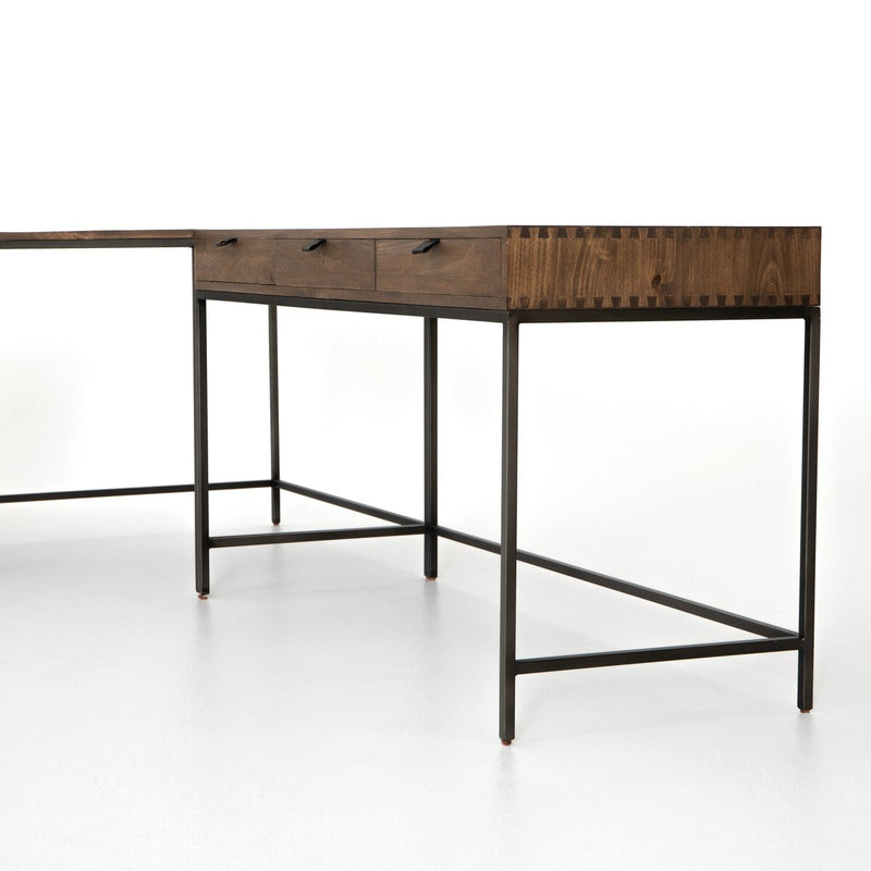 Trey Filing Credenza Desk System - Auburn Poplar
