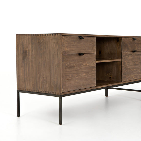 Trey Filing Credenza Desk System - Auburn Poplar