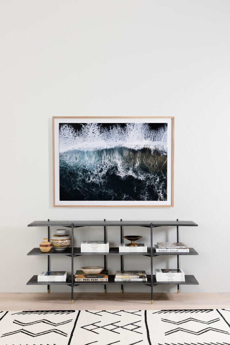 Wave Break 1 by Michael Schauer - White Oak