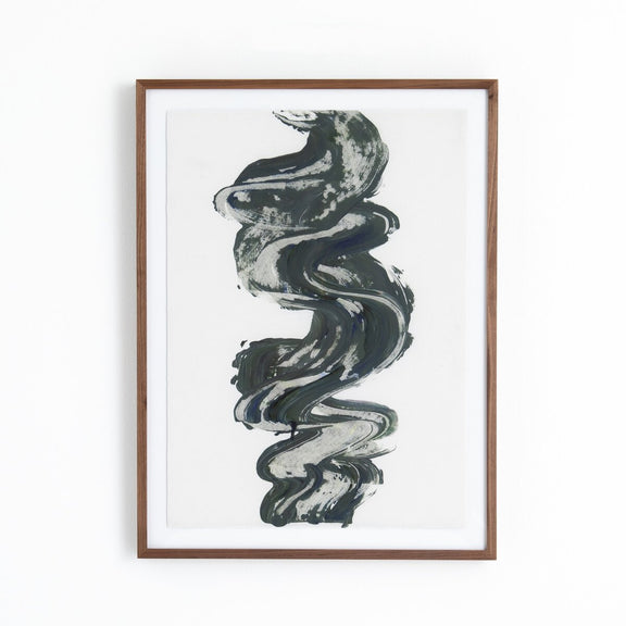 Marbled Stroke by Gold Rush Art Co. - Walnut 2.5