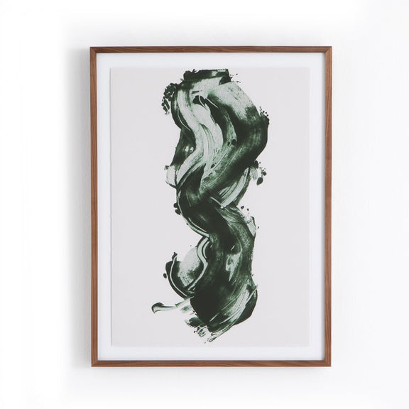 Green Stroke by Gold Rush Art Co. - Walnut 2.5