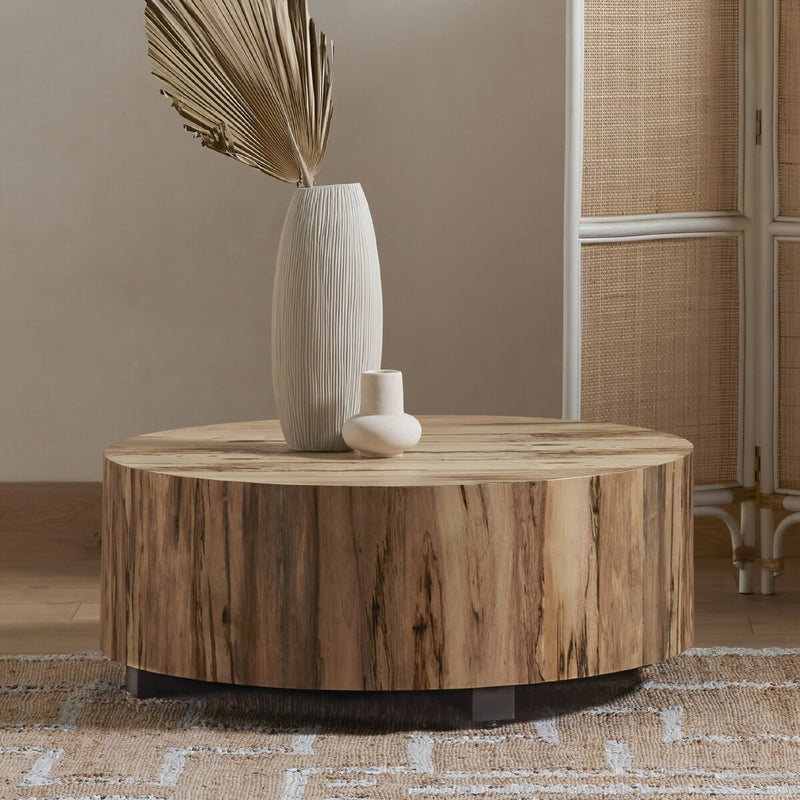 Hudson Round Coffee Table - Spalted Primavera