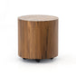 Hudson Round End Table - Natural Yukas