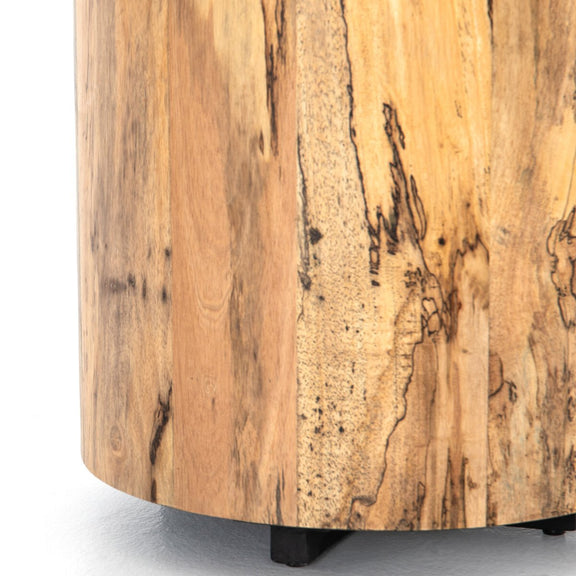 Hudson Round End Table - Spalted Primavera