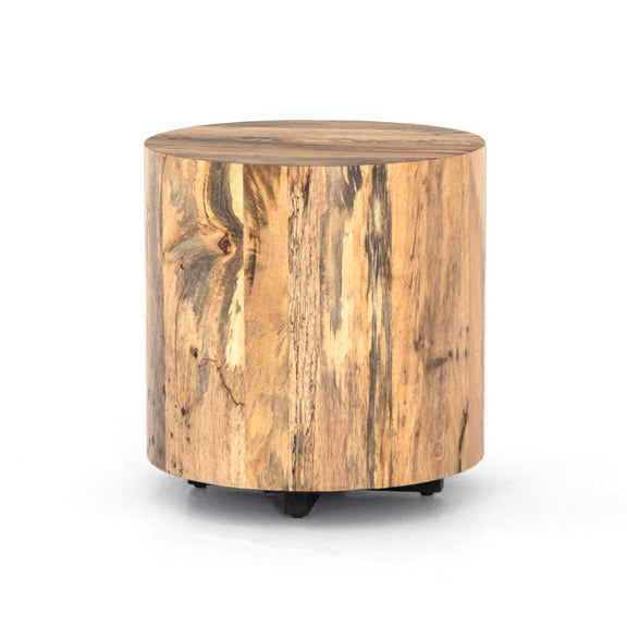 Hudson Round End Table - Spalted Primavera