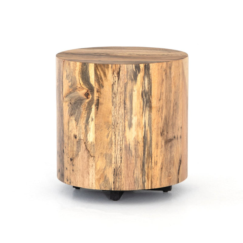 Hudson Round End Table - Spalted Primavera