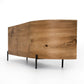 Lunas Media Console - Gold Guanacaste