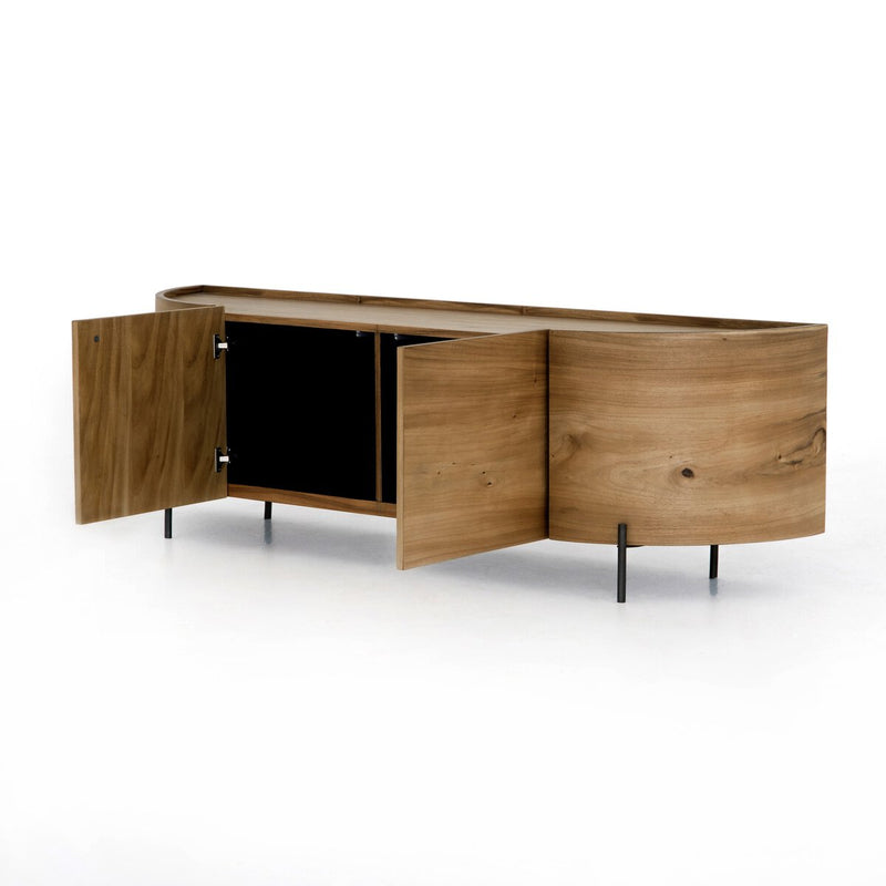 Lunas Media Console - Gold Guanacaste