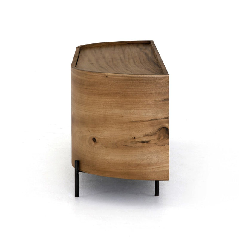 Lunas Media Console - Gold Guanacaste