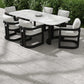 Malibu 96 in. Rectangular Dining Table
