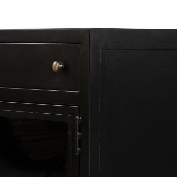 Shadow Box Media Console - Black