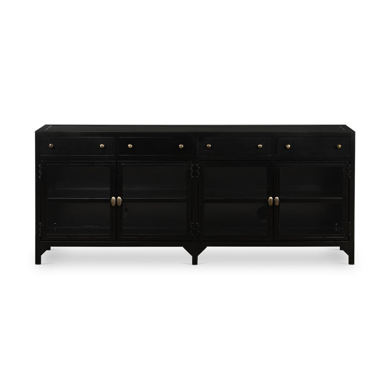 Shadow Box Media Console - Black