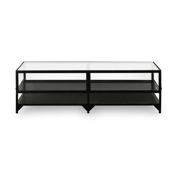 Shadow Box Coffee Table - Tempered Glass