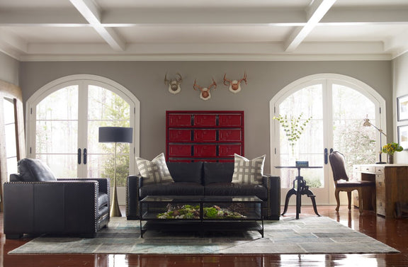 Shadow Box Coffee Table - Tempered Glass