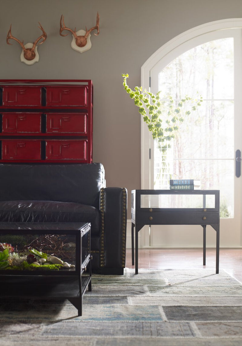 Shadow Box Coffee Table - Tempered Glass