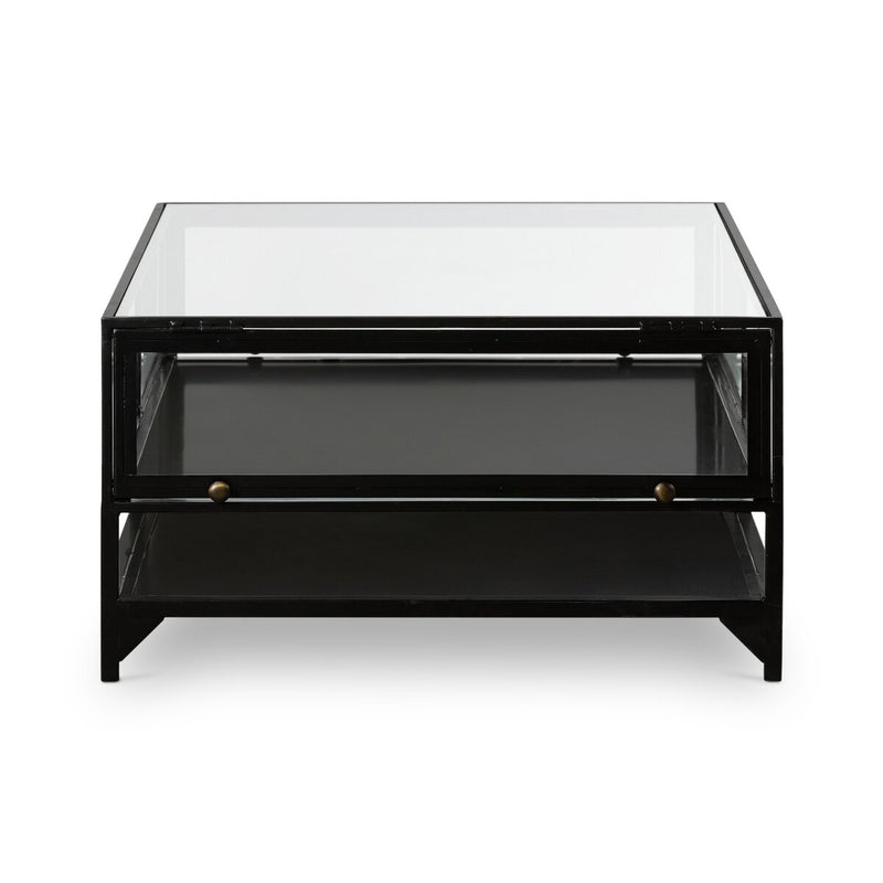 Shadow Box Coffee Table - Tempered Glass