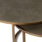 Shagreen Nesting Coffee Table - Grey