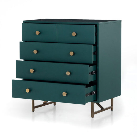 Van 5 Drawer Dresser - Juniper Green