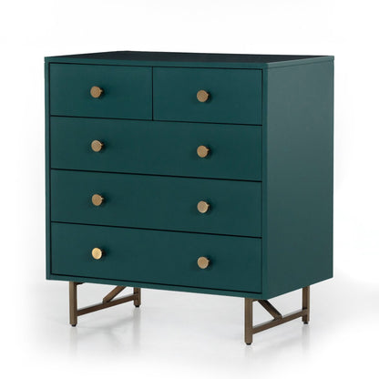 Van 5 Drawer Dresser - Juniper Green