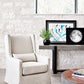 Crosby Round Coffee Table - Charcoal Shagreen