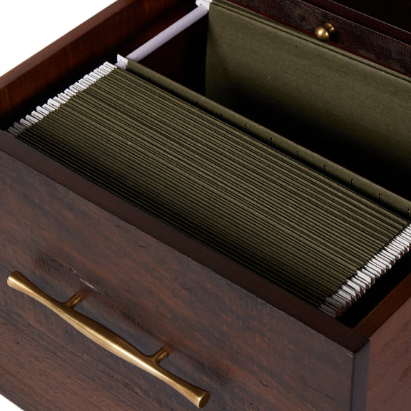 Lauren Desk - Warm Brown Acacia