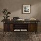 Lauren Desk - Warm Brown Acacia