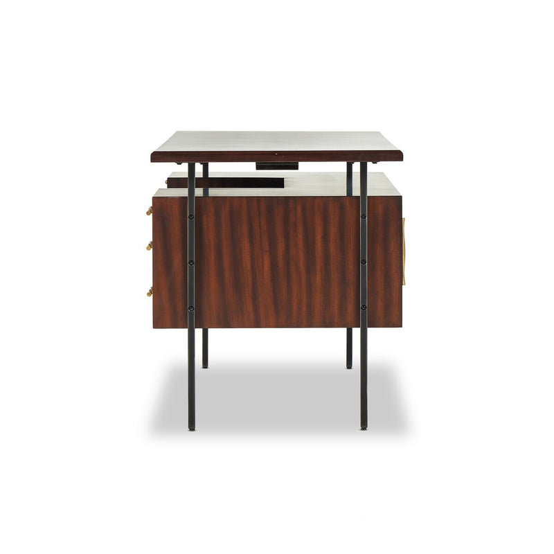 Lauren Desk - Warm Brown Acacia