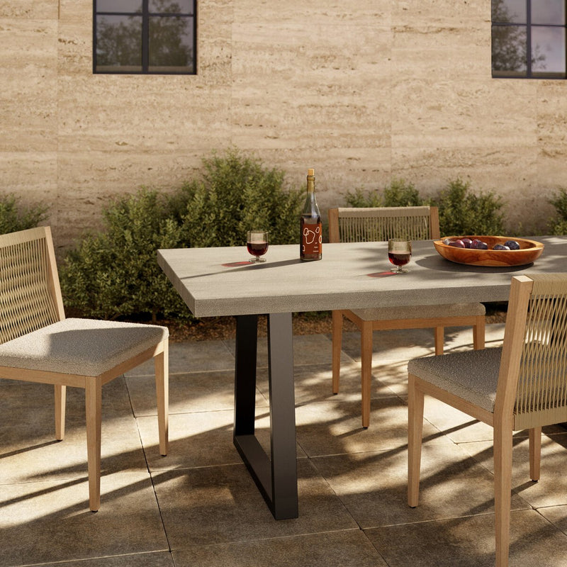Cyrus Outdoor Dining Table - Grey
