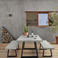 Cyrus Outdoor Dining Table - Grey
