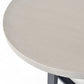 Cyrus Outdoor Round Dining Table - Grey