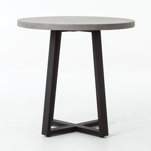 Cyrus Outdoor Round Dining Table - Grey