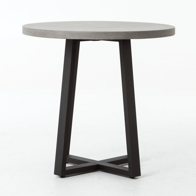 Cyrus Outdoor Round Dining Table - Grey