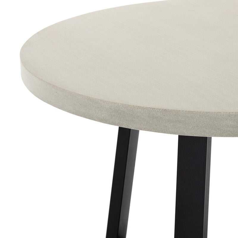 Cyrus Outdoor Round Dining Table - Grey