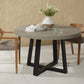 Cyrus Outdoor Round Dining Table - Grey