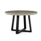 Cyrus Outdoor Round Dining Table - Grey