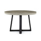 Cyrus Outdoor Round Dining Table - Grey