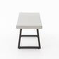 Cyrus Dining Bench - Light Grey