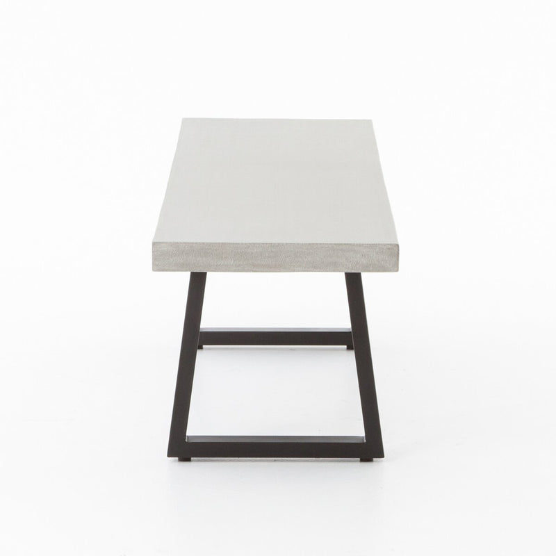 Cyrus Dining Bench - Light Grey
