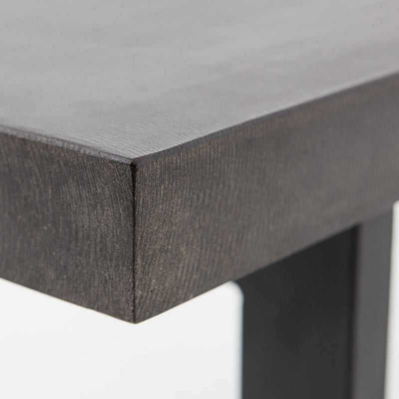 Judith Outdoor Dining Bench - Black