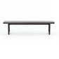 Judith Outdoor Dining Bench - Black