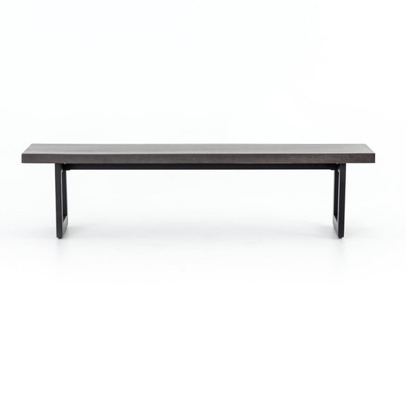 Judith Outdoor Dining Bench - Black