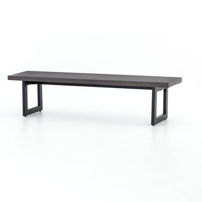 Judith Outdoor Dining Bench - Black