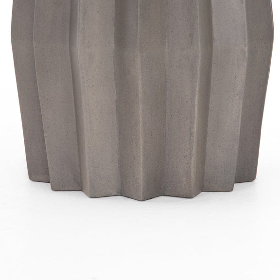 Gem Outdoor End Table - Dark Grey