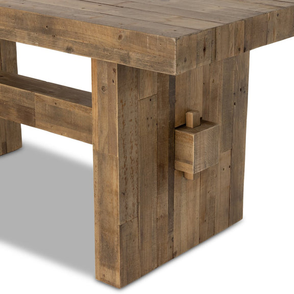 Reclaimed 72" Dining Table - Rustic Natural/mk2