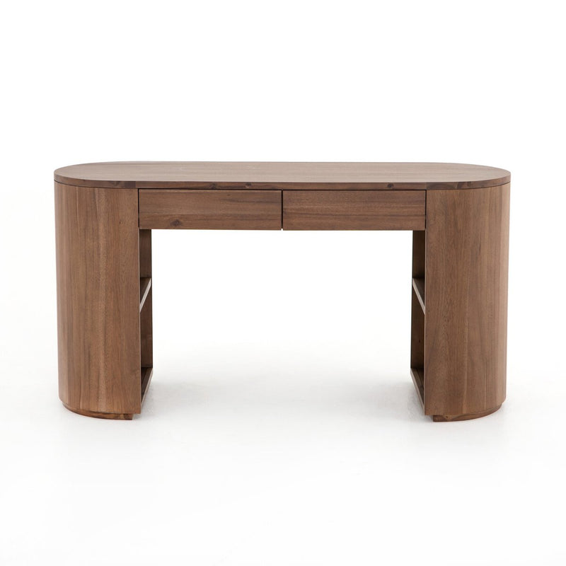 Pilar Desk - Caramel Brown Veneer