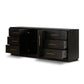 Suki Large Media Console - Burnished Black
