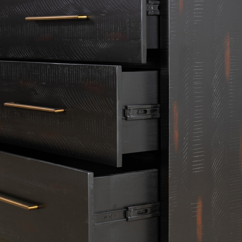 Suki 9 Drawer Dresser - Burnished Black