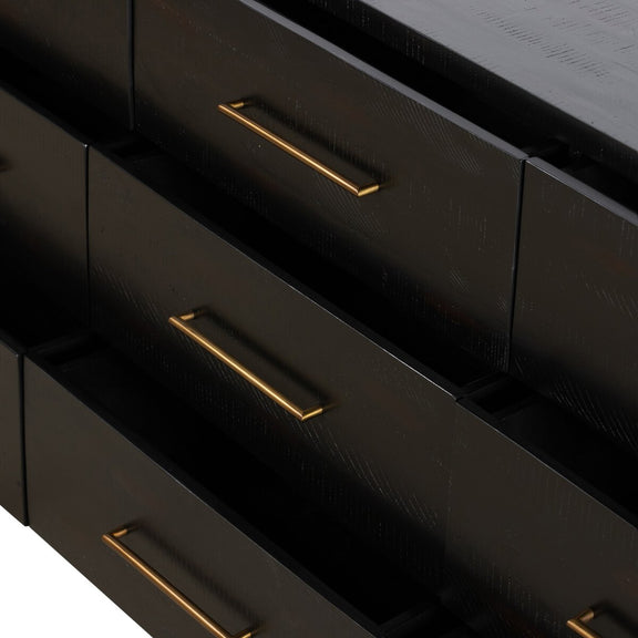 Suki 9 Drawer Dresser - Burnished Black