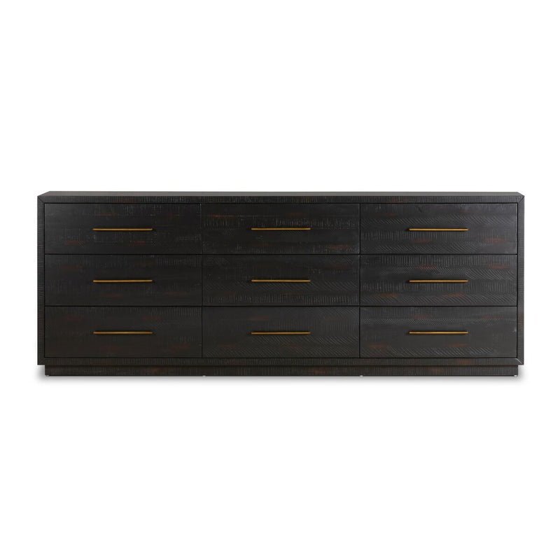Suki 9 Drawer Dresser - Burnished Black