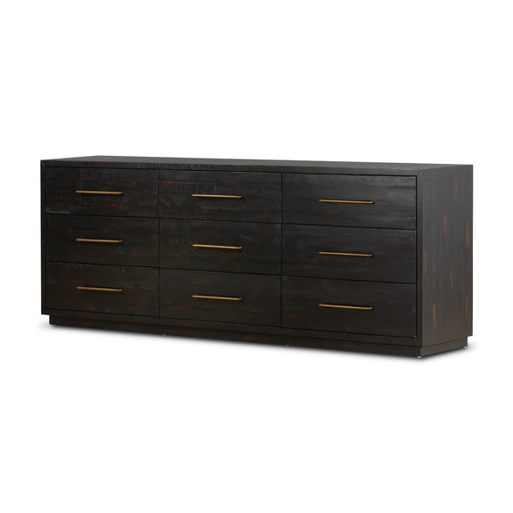 Suki 9 Drawer Dresser - Burnished Black